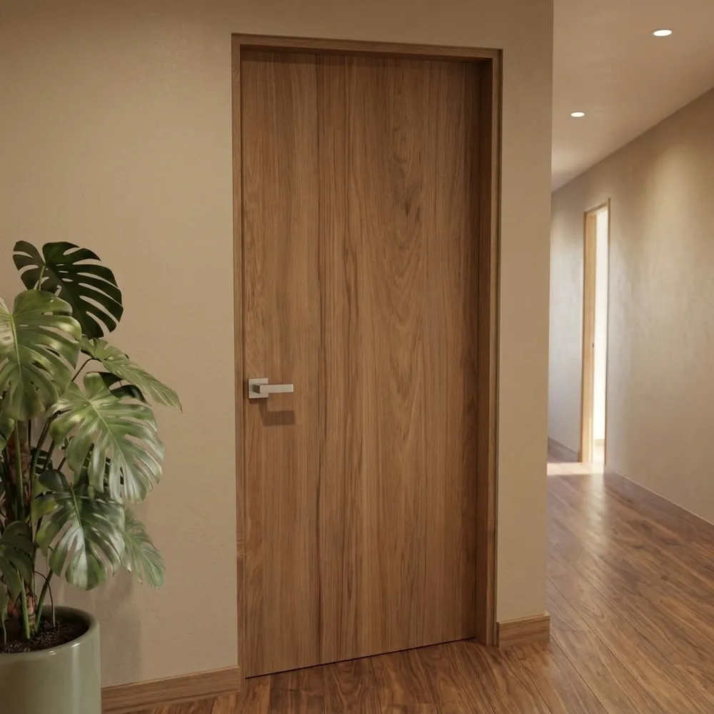 Puerta de tablero sólido en hotel y departamentos